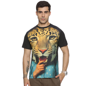 T-shirts pour hommes très vendus 100% coton Taille personnalisée Respirant Séchage rapide Écologique Sublimation Motif uni Marque personnalisée - Product Image 1