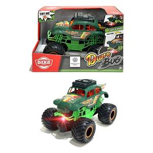 Dickie 203764027 Green Monster Dune Bug 18cm Modèle de voiture avec lumières et sons, véhicule jouet à friction - Product Image 1