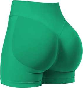 Short de yoga pour femmes, taille haute, tissu extensible, respirant, idéal pour le fitness et l'entraînement quotidien. - Product Image 4