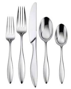 Juego de Cubiertos de Diseño Moderno con Acabado Pulido, Diseño Artesanal para Uso en la Cocina del Hogar - Product Image 1