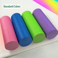 Rouleau en mousse EVA rond haute densité durable pour le yoga, le Pilates, le fitness, la relaxation musculaire, le massage et la gym à domicile (vente en gros)