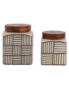 Best Selling Vintage Style Metal Food <b>Storage</b> <b>Jar</b> With Decorative Lid Perfect <b>For</b> Rustic Farmhouse And Country Style <b>Kitchens</b> - Product Image 5