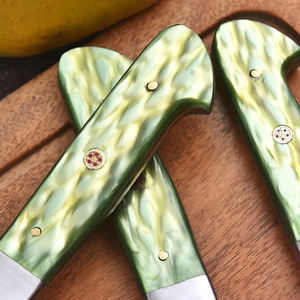 Juego de Cuchillos de Cocina de Acero de Damasco Forjados a Mano, 5 Piezas, Cuchillo de Chef de Acero de Damasco - Product Image 5