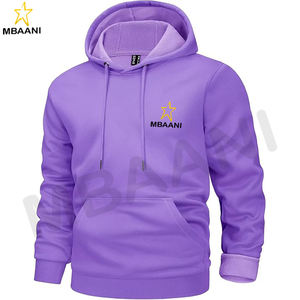 <b>Men's</b> & Women <b>Hoodies</b> Sweatshirts Pullover in Light <b>Purple</b> Color. - Product Image 1
