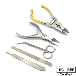 Chuyên Nghiệp Thép Không Gỉ Podiatry Vẻ Đẹp Công Cụ Da Chết Loại Bỏ Podiatry Cụ Thiết Lập Hàng Đầu Bán Podiatry Cụ Thiết Lập - Product Image 2