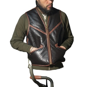 Chaleco de lona tipo C-3 para hombre, chaqueta de aviador, chaleco de piel de oveja, impermeable, cortavientos, transpirable, ropa de abrigo de invierno - Product Image 2