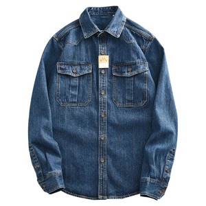 Chaqueta nueva informal de algodón 100% para hombre, Chaquetas vaqueras de diseño Penal personalizadas para hombre, Chaquetas vaqueras lavadas de alta calidad para hombre - Product Image 3