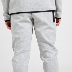 Pantalon de survêtement personnalisé en coton polyester uni en polaire solide Pantalon de survêtement pour homme taille haute décontracté à la mode - Product Image 3