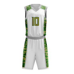 Uniforme de Baloncesto Sublimado Transpirable, 100% Poliéster, Ligero, Colores y Logotipo Personalizados, Sin Mangas, Talla Grande, Unisex - Product Image 3