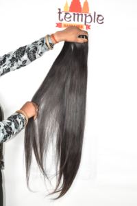 Venta al por mayor de extensiones de cabello humano crudo vietnamita fabricado paquete virgen procesado químicamente sin cutícula alineada trenzado ondulado - Product Image 2