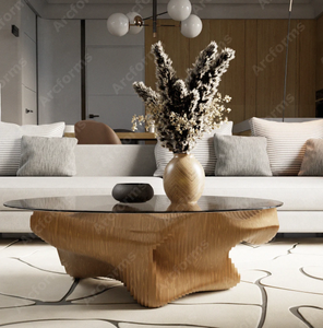 Mesa de centro paramétrica contemporánea Kalatri, Diseño paramétrico único, características ligeras lavables para el hotel de oficina en casa moderno - Product Image 4