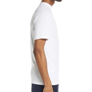 T-shirt col montant à manches courtes en toile - Product Image 3