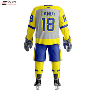 OEM personnalisé meilleure qualité séchage rapide réversible hockey sur glace uniforme pour adultes ensembles style - Product Image 5