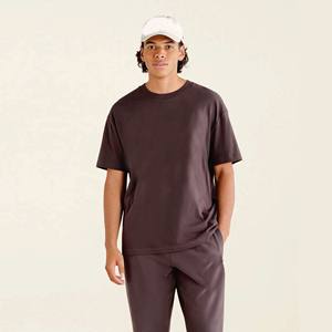 เสื้อยืดผู้ชายผ้าฝ้าย100% 220 GSM โอเวอร์ไซส์ลายว่างเปล่าคุณภาพพรีเมี่ยม - Product Image 5