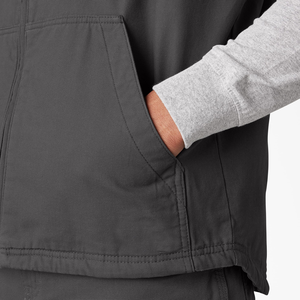 Approvisionnement d'usine direct hommes motard en cuir gilet haut Style toile matériel Logo décoration dernière conception respirant coupe-vent - Product Image 6