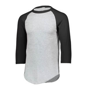 T-shirts unisexes Next Level en tissu tri-mélange à manches 3/4 raglan, t-shirts de baseball unisexes, t-shirts de baseball premium à manches 3/4 unisexes - Product Image 6