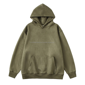 เสื้อฮู้ดแฟชั่นลำลองสำหรับผู้ชาย ใส่สบาย มีสไตล์ มีหลายขนาด ผ้าเนื้อนุ่ม อุ่นสบาย ผลิตจากผ้าฝ้าย 100% ย้อมสีพื้น - Product Image 3