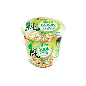 Fideos Instantáneos NONGSHIM SOON VEGGIE CUP, Paquete de 6 - Product Image 1