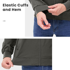 Chaqueta Cortavientos Informal de Exterior Personalizada de Alta Calidad y Transpirable, Chaqueta Clásica con Cremallera Impermeable de Alta Calidad para Hombre - Product Image 5