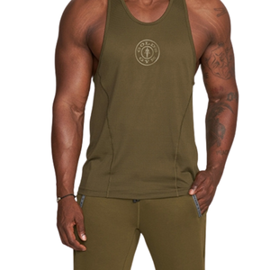 Cotton Spandex Mens Stringer Green <b>Muscle</b> Tank Golds Gym Bodybuilding Workout Sleeveless Training <b>Vest</b> Fitness Gym Wear - Product Image 6