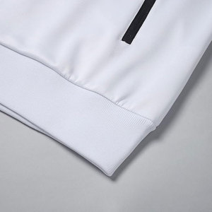 Ensemble de survêtement de jogging pour hommes, survêtement de haute qualité avec logo personnalisé, survêtement à col montant respirant et uni pour l'hiver, vente en gros en usine - Product Image 3