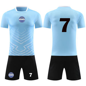 ชุดฟุตบอลสีน้ำเงินเข้มประเทศไทยชุดฝึกพิมพ์แบบระเหิดเสื้อเจอร์ซีย์ฟุตบอลสั่งทำเวลาจัดส่งเร็ว - Product Image 2