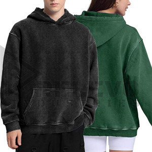 Sudadera Lisa de Algodón Terry para Hombre, Estilo Informal, Holgada y Extra Grande, de Alta Calidad, Precio Bajo - Product Image 2