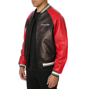 Nouvel arrivage de vestes Avirex pour hommes de haute qualité 100% cuir véritable de vachette sur mesure saison d'hiver taille XL - Product Image 5