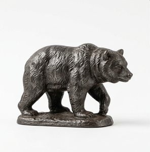 Paire de figurines de renards en bronze, presse-papiers, finition antique dorée, statue animale 3D, décoration d'intérieur, ornement de table - Product Image 6