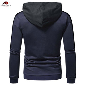Sweat-shirts d'hiver pour hommes grande taille, couleur unie, style streetwear, haute qualité, 100% coton molletonné respirant, design personnalisé, basiques, teinture unie - Product Image 3
