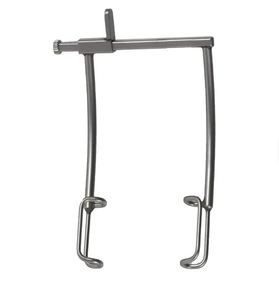 Spéculum ophtalmique certifié CE avec vis de blocage 10 mm x 7 mm en acier inoxydable pour chirurgie des paupières - Product Image 1
