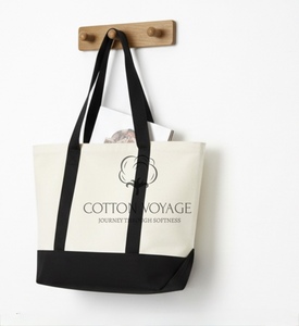 Bolsas de Compra de Algodón 100% con Logotipo Personalizado Impreso a Color de Alta Calidad, Bolsa con Asas Reforzadas, Bolsa de Algodón Premium con Refuerzo - Product Image 5
