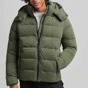 Veste à bulles lavable au design unique pour hommes Veste d'hiver à bulles en polyester mat et respirant pour hommes à vendre - Product Image 1