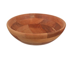 Cuencos Redondos Decorativos de Madera para Servir Ensaladas, Frutas y Aperitivos, Estilo Cocina Japonesa Moderna - Product Image 2