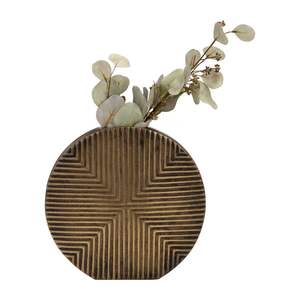 High Selling Hammered <b>Top</b> Aluminum Metal Decorative Gold Vase for Home Decor and Wedding Display Decorative Artificial Pot India - Product Image 5