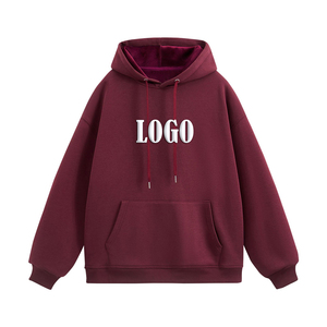 Sweat à capuche avec logo double face unisexe pour hommes et femmes haute qualité velours polaire Hip Hop Streetwear Style vente en gros motif 3D 2025 - Product Image 3