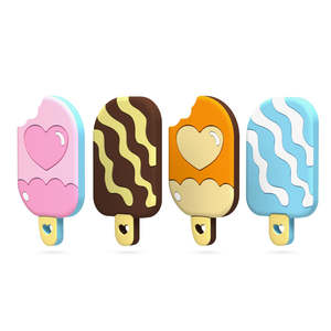 Juguete de Dentición para Bebés, Anillo de Dentición, Novedades al por Mayor, Lindo Juguete de Silicona para Bebés, Suave, Libre de BPA, Seguro para Alimentos - Product Image 1