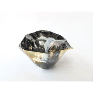 Cuenco de servidor de ensalada de cuerno de vaca Natural para utensilios de cocina domésticos estilo japonés buen cuenco de cuerno de búfalo modelo más caliente forma redonda - Product Image 4