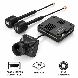 ชุดกล้องโดรน Walksnail <span class=keywords><strong>Avatar</strong></span> HD Pro Kit FPV พร้อมดิจิตอล VTX 1080P ความหน่วง 22ms เซ็นเซอร์ Starlight แรงดันไฟฟ้า 6V ถึง 25.2V - Product Image 2