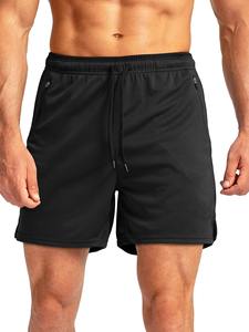 Short de sport décontracté taille moyenne pour hommes pour la course à pied Gym Fitness Basketball Beach Jogging-Vêtements de sport polyvalents - Product Image 5