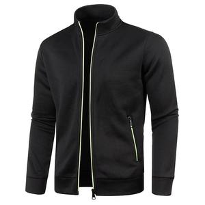Sweat à capuche zippé pour homme, coupe ajustée, respirant, en polaire coton-polyester, pour la salle de sport, la musculation, le sport d'automne, pull-over - Product Image 5