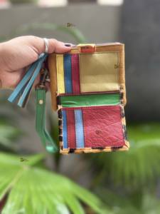 El último diseñador de moda, bolso de mano Unisex occidental, cuero reciclado, estampado de animales, monedero, tarjetero, botón a presión - Product Image 5