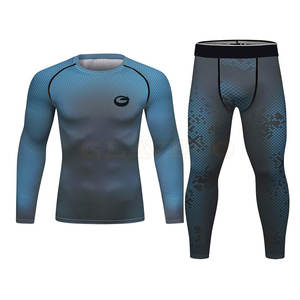 Conjuntos de entrenamiento de gimnasia para hombre, ropa de entrenamiento físico, trajes de entrenamiento por sublimación para la temporada de primavera - Product Image 1