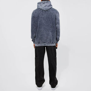 2025มีฮู้ดสำหรับผู้ชายซักกรดแบบสวมเสื้อมีฮู้ดของผู้ชายเสื้อมีฮู้ดซักได้โลโก้ออกแบบได้ตามต้องการ - Product Image 5