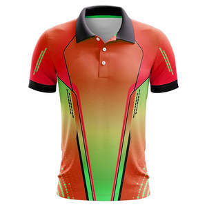 Camiseta deportiva de manga corta a precio barato al por mayor con impresión a todo color de diseño personalizado por sublimación - Product Image 4