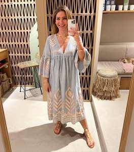 2025 bohème Chic gitane tenue décontractée à la main broderie dentelle décoration grande taille été plage porter tendance 6XL taille - Product Image 3