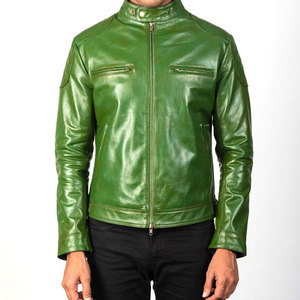 Chaqueta de cuero de piel de oveja para hombre de alta calidad, diseño suave transpirable cálido para invierno, Otoño, ropa de moda para exteriores - Product Image 1