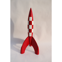 Modèles de bateaux en bois ROCKET TIN TIN / Mobilier nautique / Artisanat de qualité fait main pour la décoration