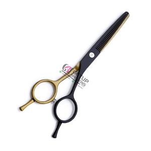 Tijeras Profesionales de Acero Inoxidable con Recubrimiento en Polvo de Dos Colores, Logotipo Personalizado, Herramienta de Corte para Peluquería y Salón de Belleza - Product Image 3