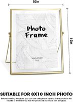 Centre de table rectangulaire en métal et verre, porte-photo, décoration d'intérieur, fait main, écologique, couleur personnalisée, qualité supérieure